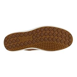 ECCO Men's Soft 7 Sneaker, Camel Nubuck/Lion, 12-12.5
