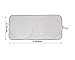 AMASKY Car Windshield Sun Shade, UV Ray Deflector with for Various Vehicles,Keep Your Vehicle Cool and Free Damage
