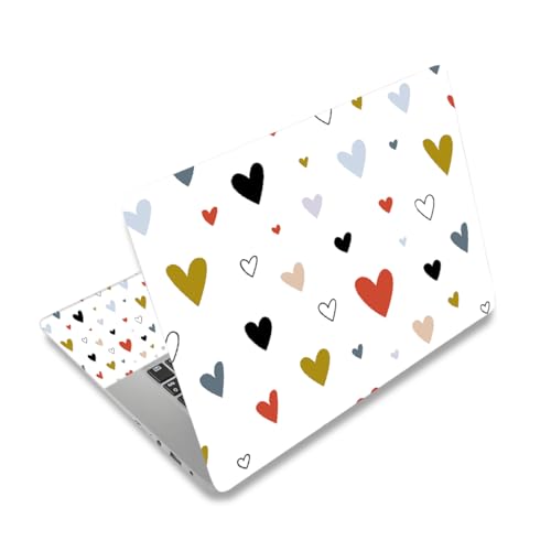 Lauspuck Love Heart Laptop Skin Sticker Cover