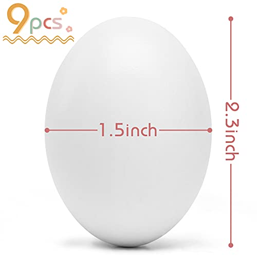 SallyFashion 6Pcs Wooden Faux Fake Eggs, Easter Eggs, Children Play Kitchen Game Food Toy - White Color