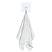 LuckIn Damage Free Hanging Clear Hooks Self Adhesive Tile Hook Heavy Duty 15lb Stick on Wall Hanger Holders, 10pcs