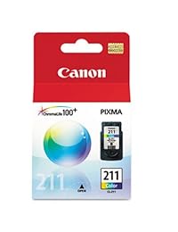 Nueva Canon CL-211 Color Cartucho de tinta 1 Cada Página Tecnología de impresión para inyección de tinta de papel 244 Tri-color