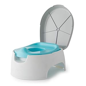 Summer 2-in-1 Step Up Potty – Potty Seat and Stepstool for Potty Training and Beyond, Easy to Empty and Clean, Space…