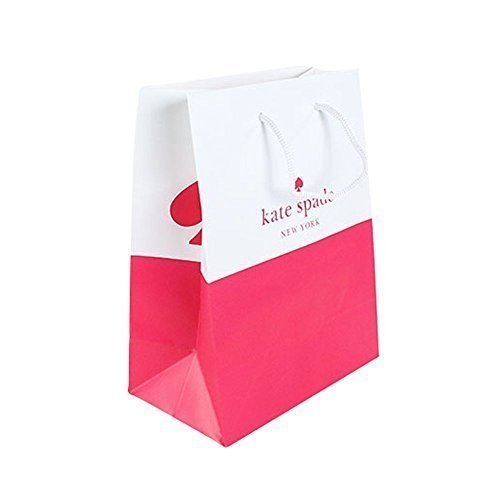 Kate Spade Shopping Gift Bag (Small Pink and White)
