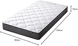 Zinus Single Pocket Spring Mattress with Memory Foam – 9cm Depth Hybrid view 3