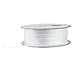 Fowod Double Faced Satin Ribbon, 54 Yard / 164 Feet, 1/8 Inch Wide, White