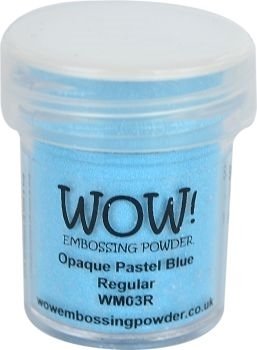 Wow Embossing Powder - Pastel Bundle - (3) 15ml jars Opaque Pastel Pink, Blue and Yellow