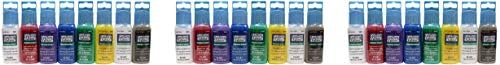 Plaid Gallery Glass Window Color Beginner Set (2-Ounce), GG8SET (8-Pack) (Тhree Pаck)