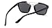 GAMT Square Mirrored Sunglasses Thicken Colored Frame Black
