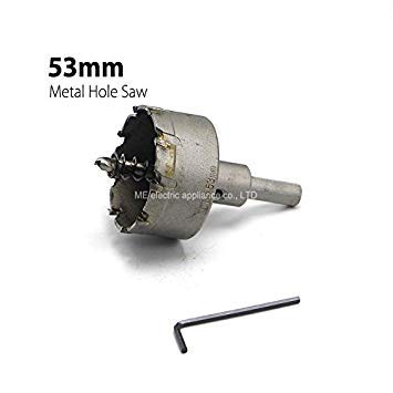Generic 1Pc 53mm 2.09" Core Drill Bit Metal Hole Saw Drill Bit for Steel Metal Alloy Cutter Multi tool