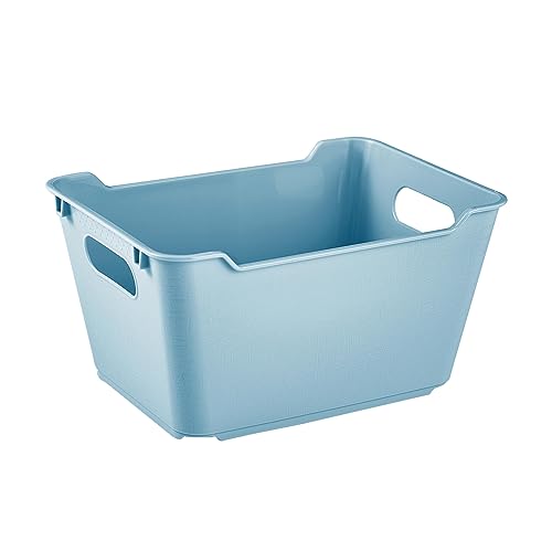 keeeper Storage Box, Textured Surface, 1.8 L, Lotta, Nordic Blue