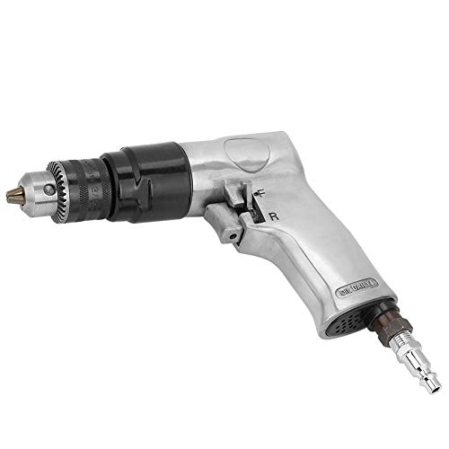 Air Drill, 3/8inch AD-103 1700rpm Drive High-speed Pneumatic Drill, DIY Hand Reversible Rotation Tool for Hole Drilling, Tapping, Maintenance
