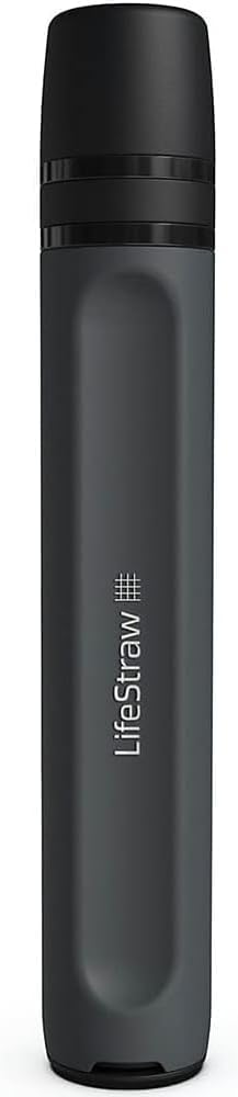 LifeStraw Peak Series Personal Water Filter Straw Dark Mountain Gray