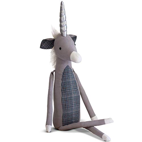 Pillow & Toast Giant Unicorn Teddy Bear, Big Stuffed Animal Plush Toy with Shiny Horn, Cute Girl Gifts, Adorable Couples Gifts