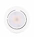 GetInLight Dimmable and Swivel, LED Puck Lights Kit with ETL List, Recessed or Surface Mount Design, Warm White 2700K, White Finished, (Pack of 3), IN-0107-3