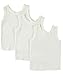 Big Oshi Baby 3 Pack Sleeveless Undershirt Tank - PLK-804 - White, 0-3 Months