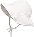 Brook + Bay Kids Sun Hat - Toddler Beach Hat Boys & Girls - UV Swim Hat with Wide Brim White Small - White