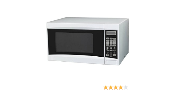 Amazon.com: Horno de microondas 0,7 Cu ft Digital en color rojo 700 W,  Blanco : Hogar y Cocina