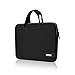 LOVPHONE 15.6 Inch Laptop Sleeve, Water-Resistant Notebook Computer Case Cover for MacBook Air/Pro/Lenovo/ASUS/Samsung/Acer/HP and All 15 Inch Notebooks,Slim-fit Neoprene Briefcase(Black)