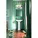 KOHLER K-2359-8-0 Archer Pedestal Bathroom Sink with 8-Inch Centers, White