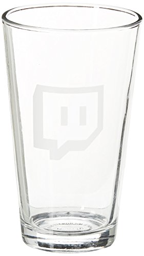 Glitch pint glass