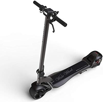 Mercane WideWheel – Powerful Electric Kick Scooter for Adults – with Key Box and Voltage Meter – up to 25mph, 20 Miles Range, 48V, 500W Single or 1000W Dual Motor