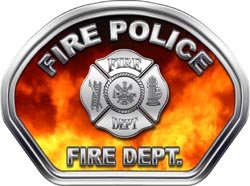 Weston SignsFirefighter Fire Helmet Decal, Reflective Visibility, Adult, Male, Firefighters
