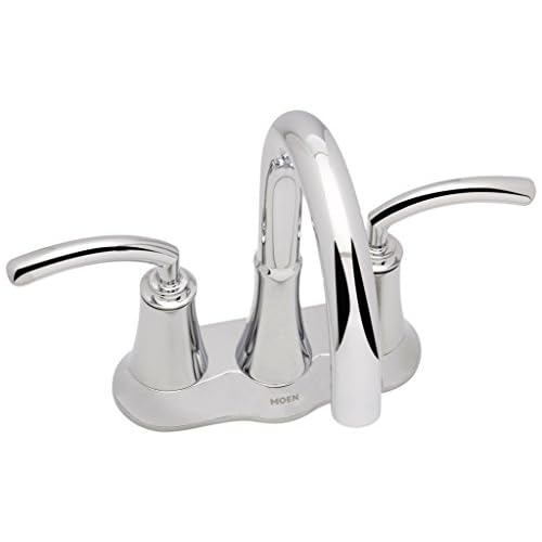 Best Moen S6510 Icon Two Handle Lavatory Faucet With Drain