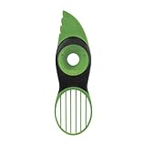 Avocado Slicer, 3 In 1 Avocado Slicer, Avocado Pitter, Premium Quality Silicone with Stainless Steel Cutter