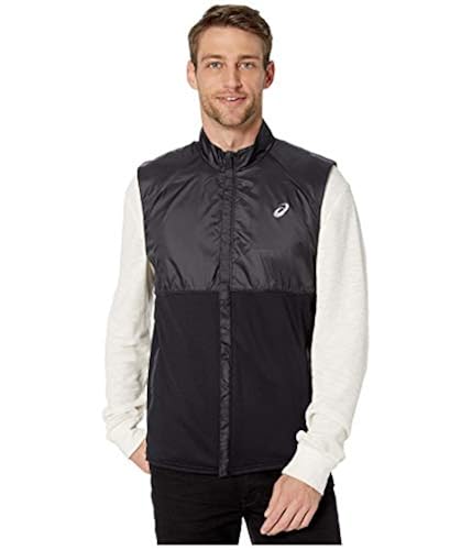 ASICS Men's Thermo Storm Vest, Black/Black/Black, Large in Kuwait