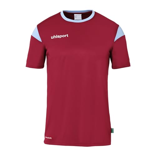 uhlsport Unisex Squad 27 Kurzarm Trikot, Bordeaux/Skyblau, XXL EU
