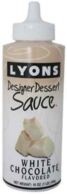 Lyons White Chocolate Designer Dessert Sauce, 16 oz.