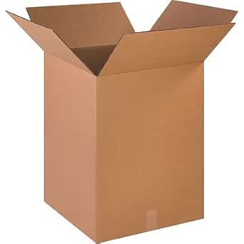 Box Partners 18x18x24 cajas de envío, 32 ECT, marrón (181824 ...