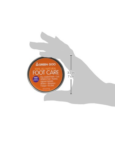 Green Goo Foot Care Large Tin 3 Piece, 5.46 Ounces