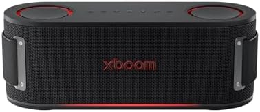 xboom Bounce by will.i.am, tragbarer Bluetooth-Lautsprecher (Signature Sound, nach Oben gerichtete Passivstrahler, IP67, bis zu 30 Std. Akkulaufzeit), Schwarz [Modelljahr: 2025]