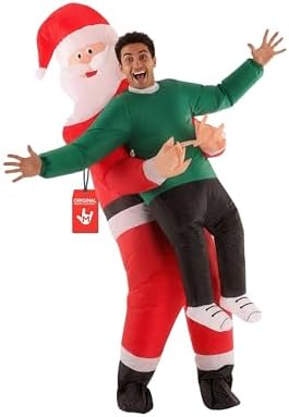 Bodysocks Disfraz inflable de Navidad de Papá Noel para adultos (talla única Bodysocks Disfraz inflable de Navidad de Papá Noel para adultos (talla única