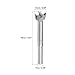 uxcell Forstner Drill Bits 15mm, Tungsten Carbide Wood Hole Saw Auger Opener, Woodworking Hinge Hole Drilling Boring Bit Cutter (Gray)