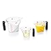 OXO 1056988 Good Grips 3-Piece Angled Measuring Cup Set, BLACK primary