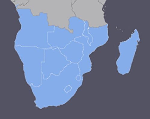Southern Africa GPS map 2017.10 for Garmin devices