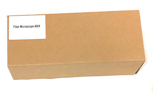 Premium Handheld Fiber Optic Inspection Microscope - 400X magnification - includes Protective Case - Commercial QUALITY
