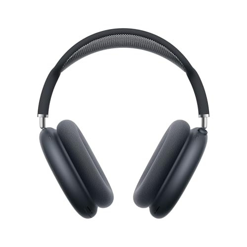 Apple AirPods Max Wireless Over-Ear Headphones, Pro-Level Active Noise Cancellation, Transparency Mode, Personalised Spatial Audio, USB-C Charging, Bluetooth Headphones for iPhone, Midnight ​​​​​​​
