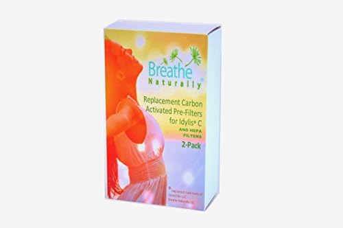 Idylis Part # IAF-H-100C for Idylis Air Purifiers IAP-10-200, IAP-10-280, Comparable 2 HEPA Filter Plus 2 Pack Carbon Filter By Breathe Naturally