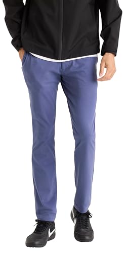 Dockers Go Active Flex Chino Skinny, Pantaloni Uomo, Crown Blue, 31W / 34L