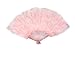 SACAS Large White Feather Hand Fan for costume, halloween, party, dance
