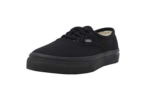 Vans Boys' Authentic - Black/Black - 13 Youth