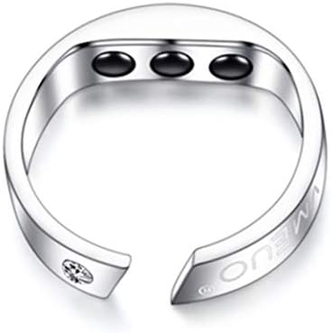 WSHA Sleeping Aid,Anti Snore Ring Magnetic Therapy Acupressure Treatment Elegant Magnetic Ring for Snoring Device Snore Stopper Finger Ring,XL