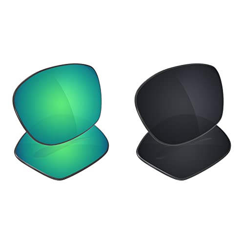 Galvanic Replacement Lenses for Oakley She's Unstoppable OO9297 Sunglasses - Jade + Black Polarized - Combo Pack at Amazon