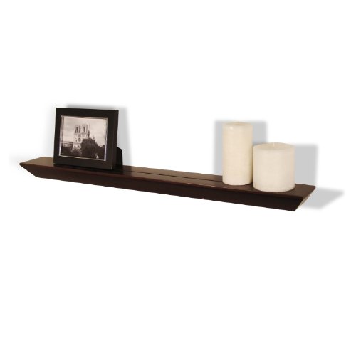 InPlace Shelving 0191378 35-Inch by 4-Inch by 2-Inch Accent Ledge, Espresso