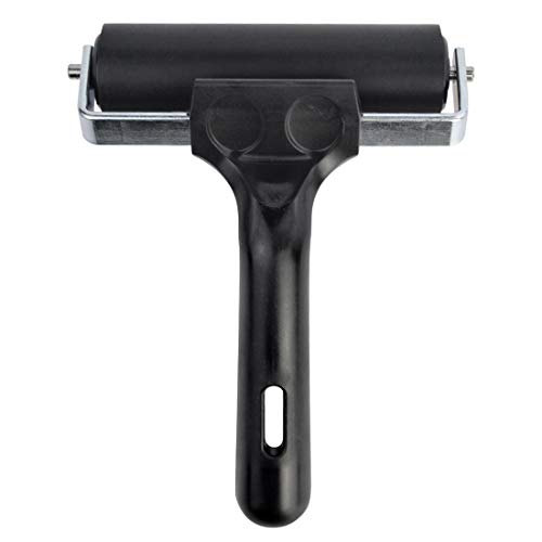Tape Roller Rubber Roller for Printmaking Wallpapers Stamping Gluing Application (3.8) - Thumbnail 7