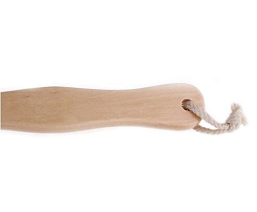Hosaire 2-in-1 Sided Bristles Scrubber Wooden Shower Brush Bath With Long Handle Wooden Shower Brush Bath - Thumbnail 4